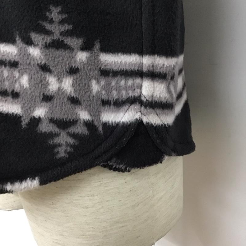 グラッドハンド GLAD HAND シャツ、ブラウス 長袖 長袖シャツ 総柄シャツ カラーシャツ ポケットシャツ フリースシャツ L プリント 白 / ホワイト / X 黒 / ブラック /  メンズ USED 古着 中古 10127761