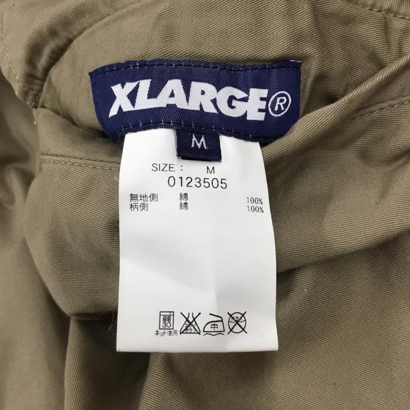 エクストララージ XLARGE ジャケット、上着 ジャケット、ブレザー ジップアップジャケット ジャンパー ジャケット カジュアルジャケット リバーシブル M ロゴ、文字 ベージュ / ベージュ /  メンズ USED 古着 中古 10108807
