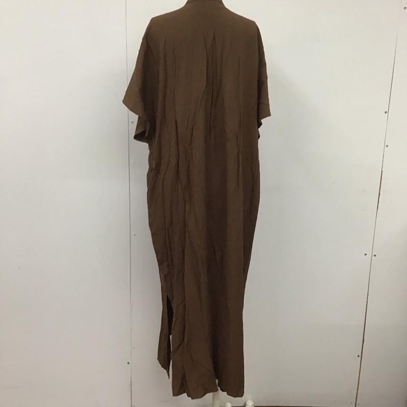ニコアンド niko and... ワンピース ロングスカート 無地 茶 / ブラウン /  レディース USED 古着 中古 10106472