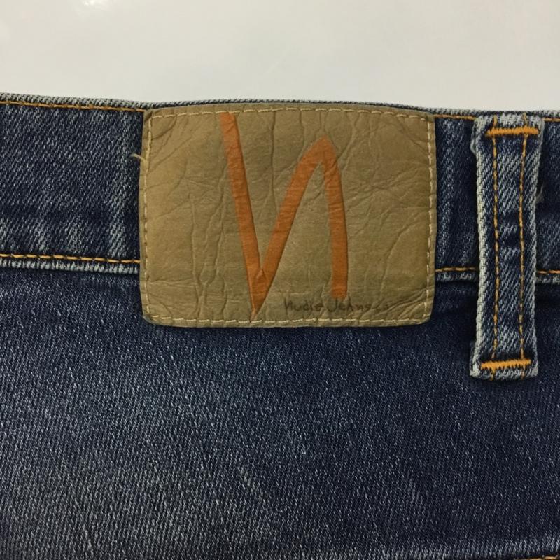 ヌーディージーンズ Nudie Jeans パンツ デニム、ジーンズ デニムパンツ ストレートパンツ ワイドパンツ カジュアルパンツ 36 無地 インディゴ / インディゴ /  メンズ USED 古着 中古 10120096
