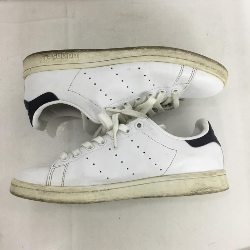 アディダス adidas スニーカー スニーカー M20325 Stan Smith Stan Smith 24.5cm 24.5cm ロゴ、文字 白 / ホワイト / X 紺 / ネイビー /  レディース USED 古着 中古 10147131