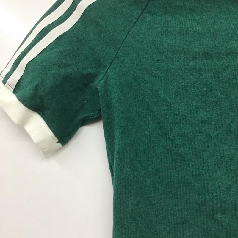 アディダス adidas Tシャツ 半袖 M 無地 緑 / グリーン /  レディース USED 古着 中古 10144236