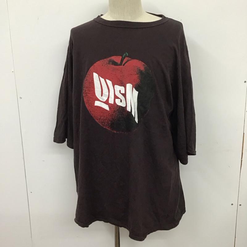 アンダーカバー UNDERCOVER Tシャツ 七分袖 UI1C4810-1 Languid TEE リンゴ 3 プリント ダークブラウン / ダークブラウン /  メンズ USED 古着 中古 10111880