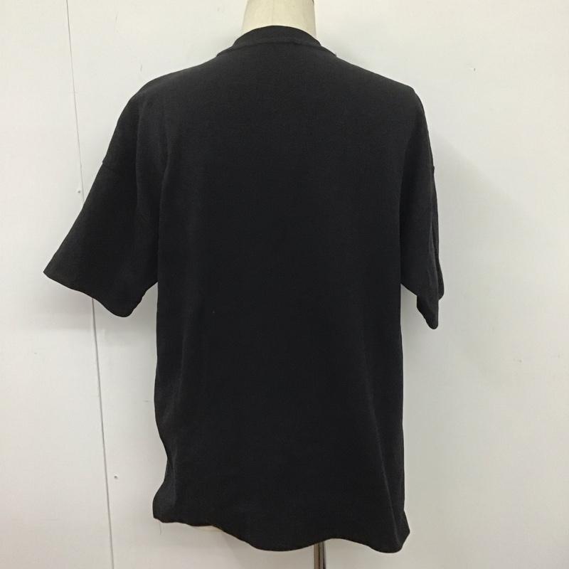 ザラ ZARA Tシャツ 半袖 5372 493 800 オーバーサイズ S ロゴ、文字 黒 / ブラック /  メンズ USED 古着 中古 10108176