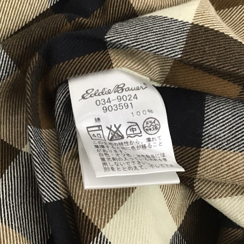 エディーバウアー Eddie Bauer シャツ、ブラウス 長袖 コットン M チェック マルチカラー / マルチカラー /  メンズ USED 古着 中古 10111259