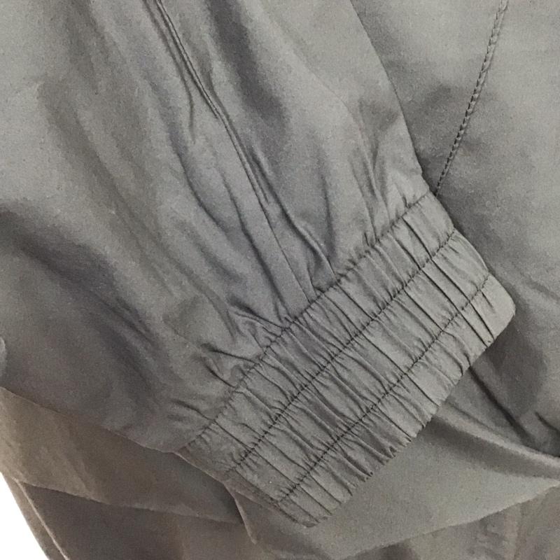 アディダス adidas パーカー 長袖 プルオーバーパーカー ナイロンジャケット ジップアップネックジャケット M ロゴ、文字 黒 / ブラック /  メンズ USED 古着 中古 10120011