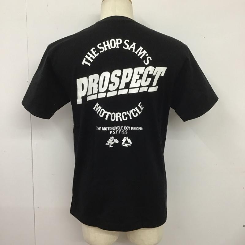 プロスペクト PROSPECT Tシャツ 半袖 半袖カットソー プリントTシャツ クルーネックカットソー S ロゴ、文字 黒 / ブラック /  メンズ USED 古着 中古 10126631