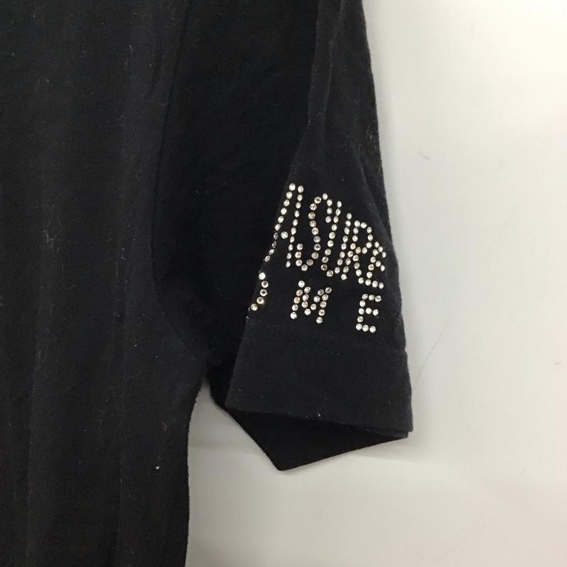 古着 USED Tシャツ 半袖 半袖カットソー プリントTシャツ Vネックカットソー ロゴ、文字 黒 / ブラック /  メンズ USED 古着 中古 10149729