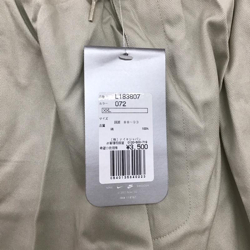 ナイキ NIKE パンツ ショートパンツ ショートパンツ ハーフパンツ カジュアルパンツ 00s deadstock XXL ロゴ、文字 アイボリー / アイボリー /  メンズ USED 古着 中古 10149715