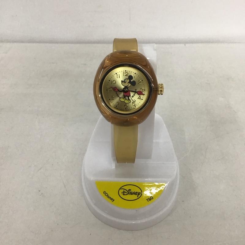 ディズニー Disney 腕時計 アナログ（クォーツ式） DisneyMickey Watch  茶 / ブラウン /  レディース USED 古着 中古 10136184