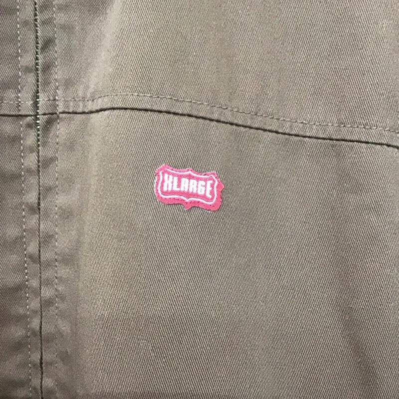 エクストララージ XLARGE ジャケット、上着 ジャンパー、ブルゾン ジップアップジャケット アウター 90s 00s ロゴ、文字 茶 / ブラウン /  メンズ USED 古着 中古 10147301