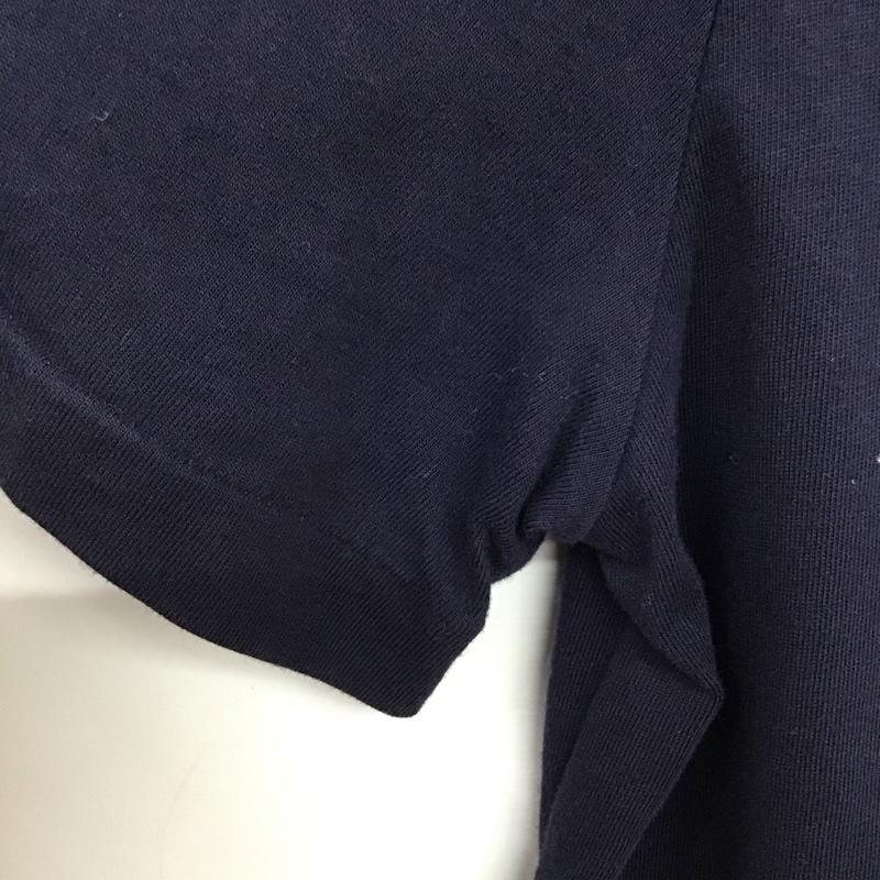 ポロラルフローレン POLO RALPH LAUREN Tシャツ 半袖 半袖カットソー 無地Tシャツ Vネックカットソー M ロゴ、文字 紺 / ネイビー /  メンズ USED 古着 中古 10132317