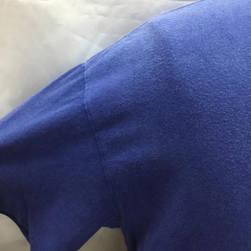 クーティー COOTIE Tシャツ 半袖 cte-16a330 COOTIEPrintS/STee 半袖カットソー プリントTシャツ L ロゴ、文字 青 / ブルー /  メンズ USED 古着 中古 10114594