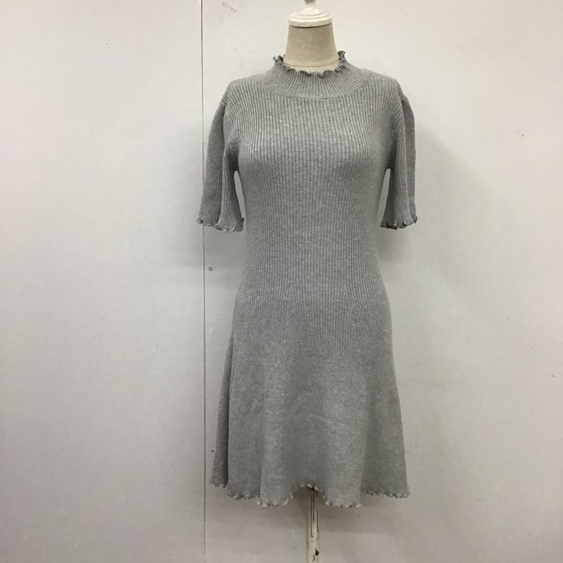 ダズリン dazzlin ワンピース ミニスカート FREE 無地 灰 / グレー /  レディース USED 古着 中古 10121477