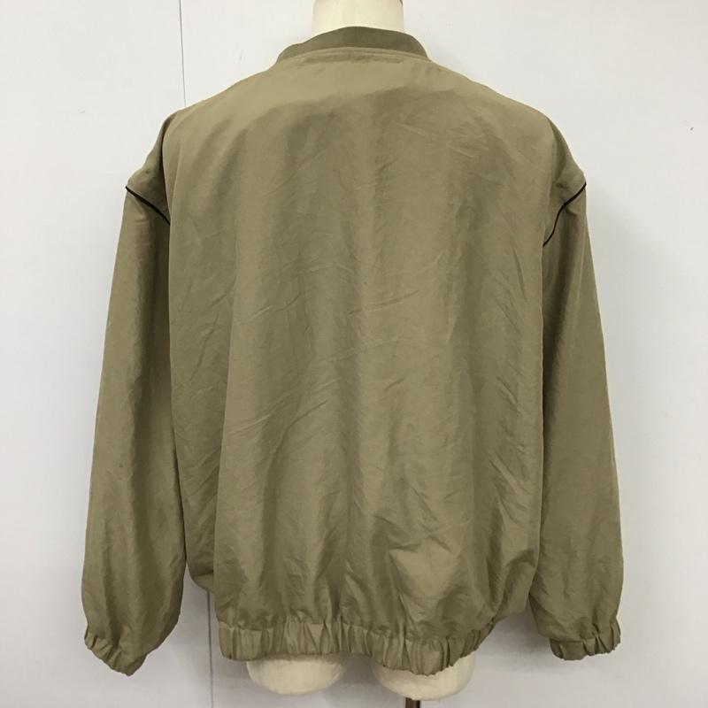 ナイキ NIKE カットソー 長袖 長袖カットソー Vネックカットソー ロングスリーブカットソー プリントTシャツ XL ロゴ、文字 ベージュ / ベージュ /  メンズ USED 古着 中古 10115131