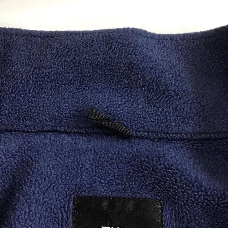 ザノースフェイス THE NORTH FACE ジャケット、上着 ジャンパー、ブルゾン フリースジャケット L ロゴ、文字 黒 / ブラック / X 紺 / ネイビー /  メンズ USED 古着 中古 10124517