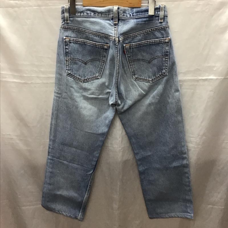 リーバイス Levi s パンツ デニム、ジーンズ デニムパンツ ストレートパンツ スリムパンツ カジュアルパンツ 無地 インディゴ / インディゴ /  メンズ USED 古着 中古 10116296