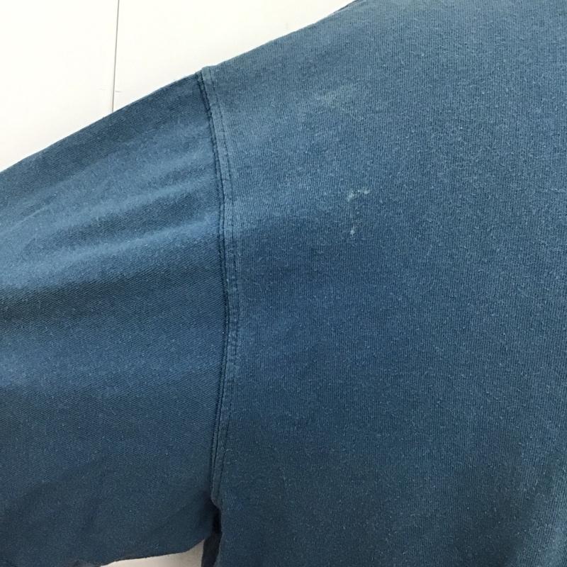 古着 USED Tシャツ 半袖 半袖カットソー プリントTシャツ クルーネックカットソー XXL ロゴ、文字 青 / ブルー /  メンズ USED 古着 中古 10119937