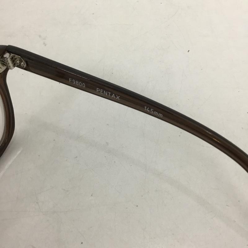 古着 USED めがね・サングラス めがね F9800 Z87-2 Smoke 145mm 無地 茶 / ブラウン /  メンズ USED 古着 中古 10142119