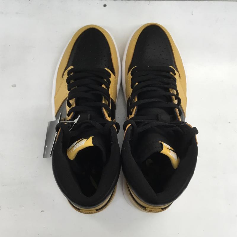 ナイキ NIKE スニーカー スニーカー NIKE AIR JORDAN1RETRO HIGH OG 555088-701 27.0cm ロゴ、文字 黄 / イエロー / X 黒 / ブラック /  メンズ USED 古着 中古 10128714