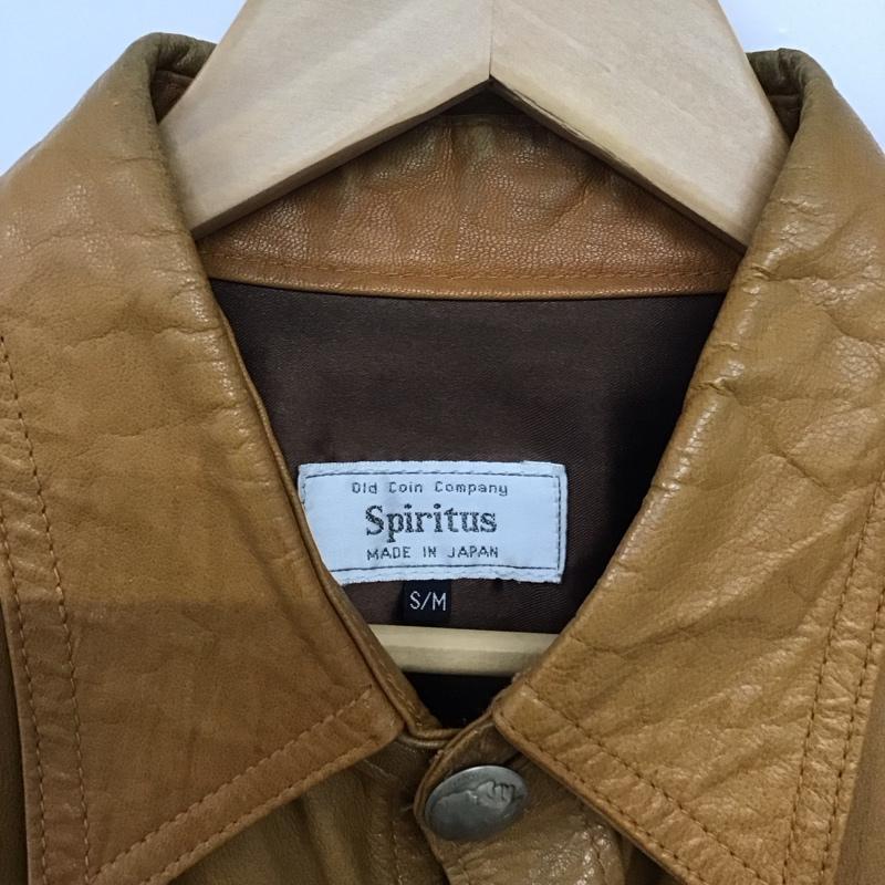 オールドコインカンパニースピリタス Old Coin Company Spiritus シャツ、ブラウス 長袖 無地 茶 / ブラウン /  メンズ USED 古着 中古 10133340
