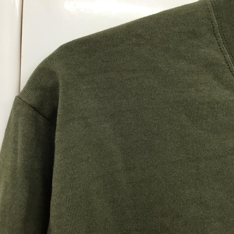 ジムマスター gym master Tシャツ 長袖 S 無地 X プリント カーキ / カーキ /  メンズ USED 古着 中古 10130003