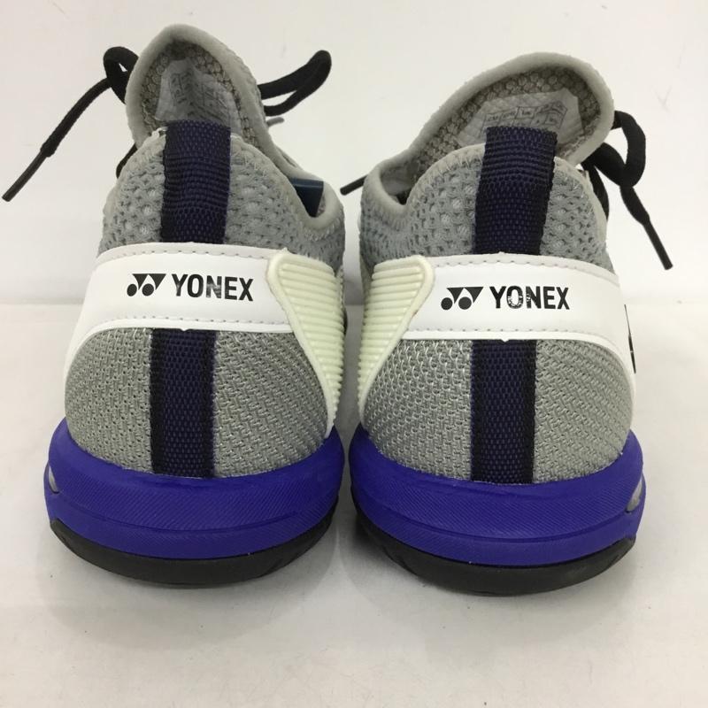 ヨネックス YONEX スニーカー スニーカー SHTF3MGC パワークッションフュージョンレブ3メンGC テニスシューズ 箱有 26cm 26.0cm ロゴ、文字 白 / ホワイト / X 黒 / ブラック / X 青 / ブルー /  メンズ USED 古着 中古 10149918