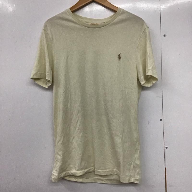 ポロラルフローレン POLO RALPH LAUREN Tシャツ 半袖 半袖カットソー プリントTシャツ クルーネックカットソー M ロゴ、文字 アイボリー / アイボリー /  メンズ USED 古着 中古 10140752