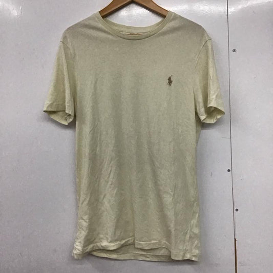 ポロラルフローレン POLO RALPH LAUREN Tシャツ 半袖 半袖カットソー プリントTシャツ クルーネックカットソー M ロゴ、文字 アイボリー / アイボリー /  メンズ USED 古着 中古 10140752