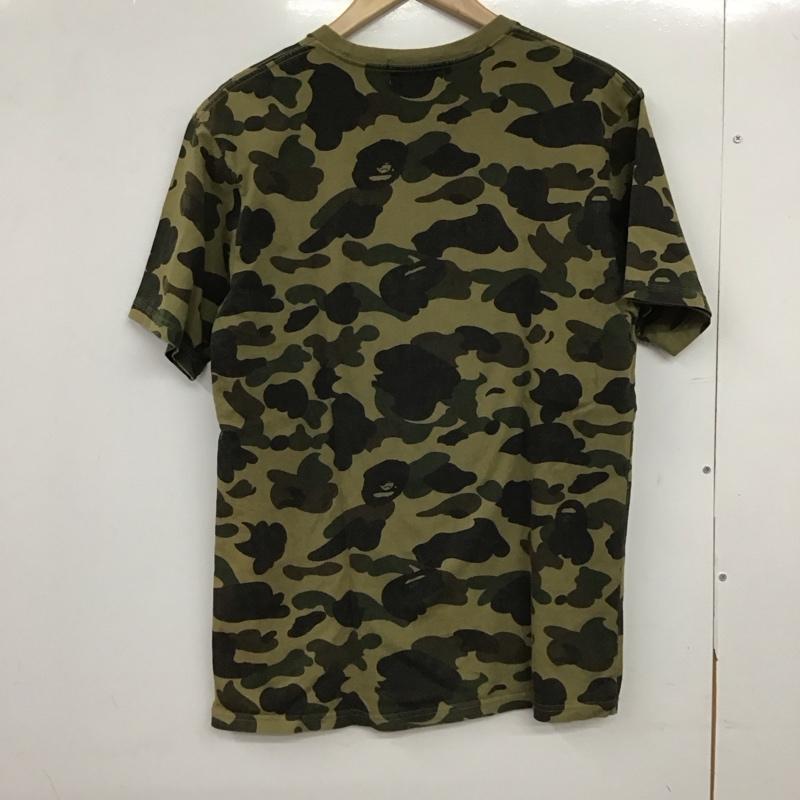 アベイシングエイプ A BATHING APE Tシャツ 半袖 半袖カットソー プリントTシャツ クルーネックカットソー L プリント マルチカラー / マルチカラー /  メンズ USED 古着 中古 10150592