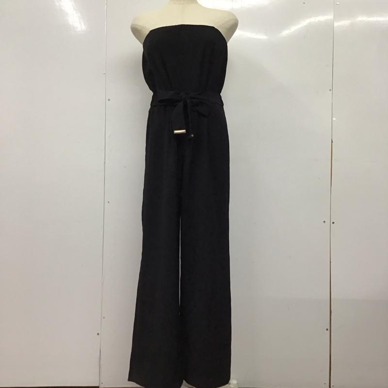 ザラベーシック ZARA BASIC ワンピース・ドレス・オールインワン ワンピース・ドレス・オールインワン オールインワン ノースリーブ ワイドパンツ S 無地 黒 / ブラック /  レディース USED 古着 中古 10149699