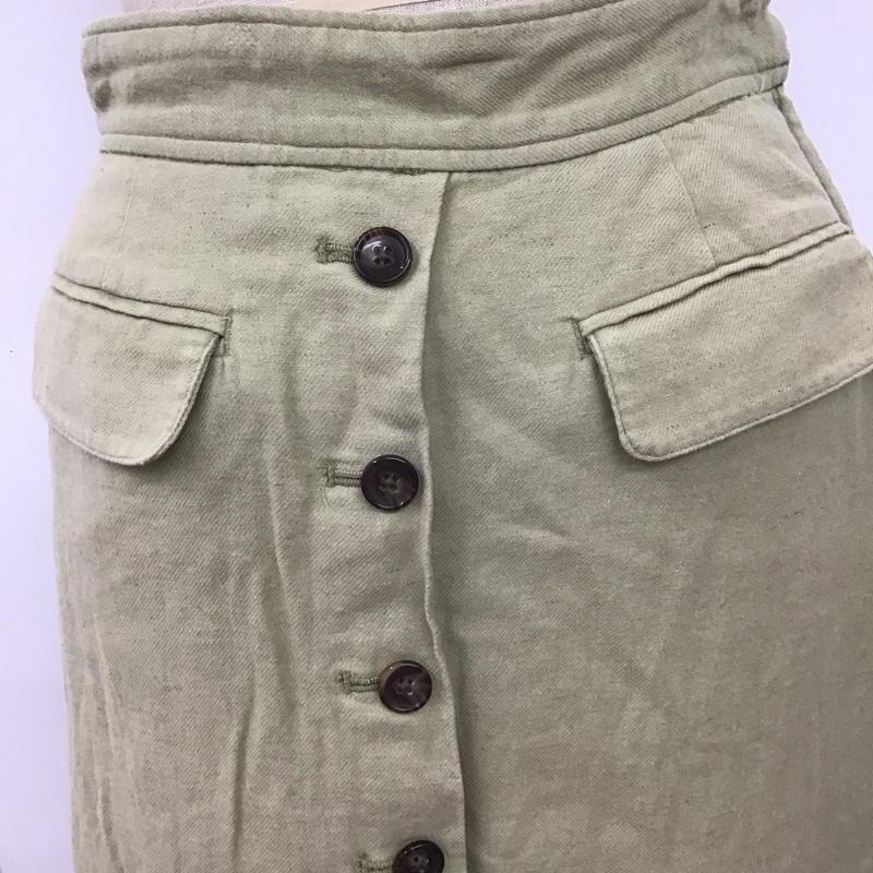 ローリーズファーム LOWRYS FARM スカート ロングスカート FREE 無地 薄緑 / ライトグリーン /  レディース USED 古着 中古 10108511