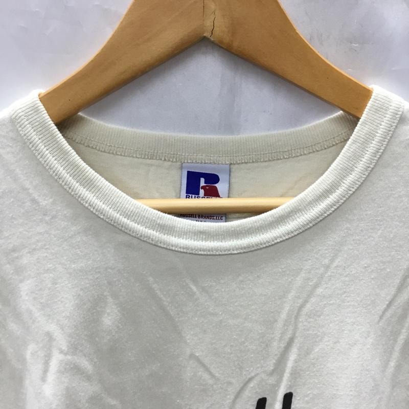 ラッセルアスレティック Russell Athletic Tシャツ 半袖 RCW-20132AT クルーネック L ロゴ、文字 ベージュ / ベージュ /  メンズ USED 古着 中古 10119331