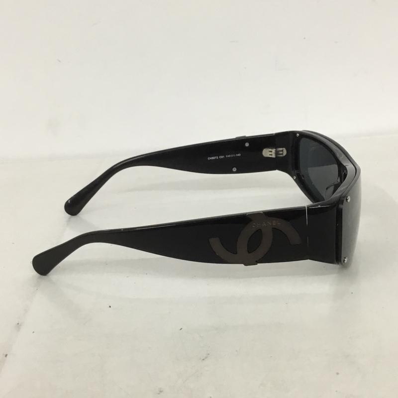 シャネル CHANEL めがね・サングラス サングラス CH5072 ロゴ、文字 黒 / ブラック /  レディース USED 古着 中古 10133928