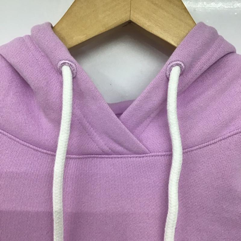 アディダス adidas パーカー 長袖 FM1745 クロップド パーカー M プリント 紫 / パープル /  レディース USED 古着 中古 10146791