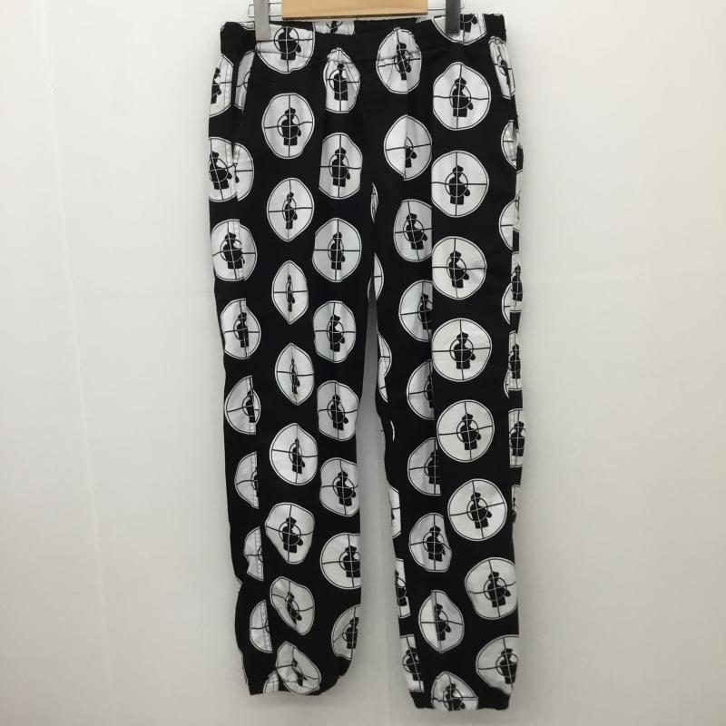 シュプリーム Supreme パンツ ワークパンツ、ペインターパンツ Supreme UNDERCOVER シュプリーム　アンダーカバー　18SS　Public　Enemy L 総柄 黒 / ブラック / X 白 / ホワイト /  メンズ USED 古着 中古 10120970