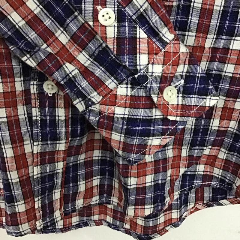 ナノユニバース nano・universe シャツ、ブラウス 長袖 NDC13SH368JM 胸ポケット L チェック マルチカラー / マルチカラー /  メンズ USED 古着 中古 10133578