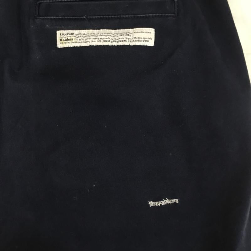 リベレイダース Liberaiders パンツ ワークパンツ、ペインターパンツ L ロゴ、文字 X 刺繍 紺 / ネイビー /  メンズ USED 古着 中古 10129327