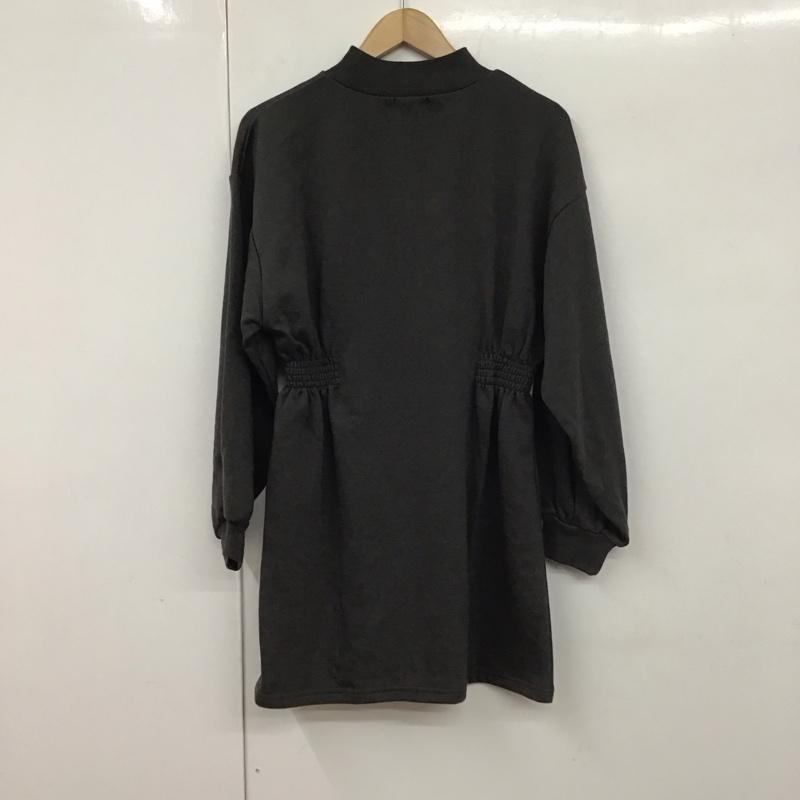 イング INGNI ワンピース ミニスカート M 無地 黒 / ブラック /  レディース USED 古着 中古 10130266