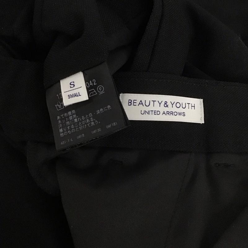 ビューティアンドユース BEAUTY&YOUTH セットアップ セットアップ 1223-699-0042 オープンカラーシャツ パンツ スラックス S 無地 黒 / ブラック /  メンズ USED 古着 中古 10142305