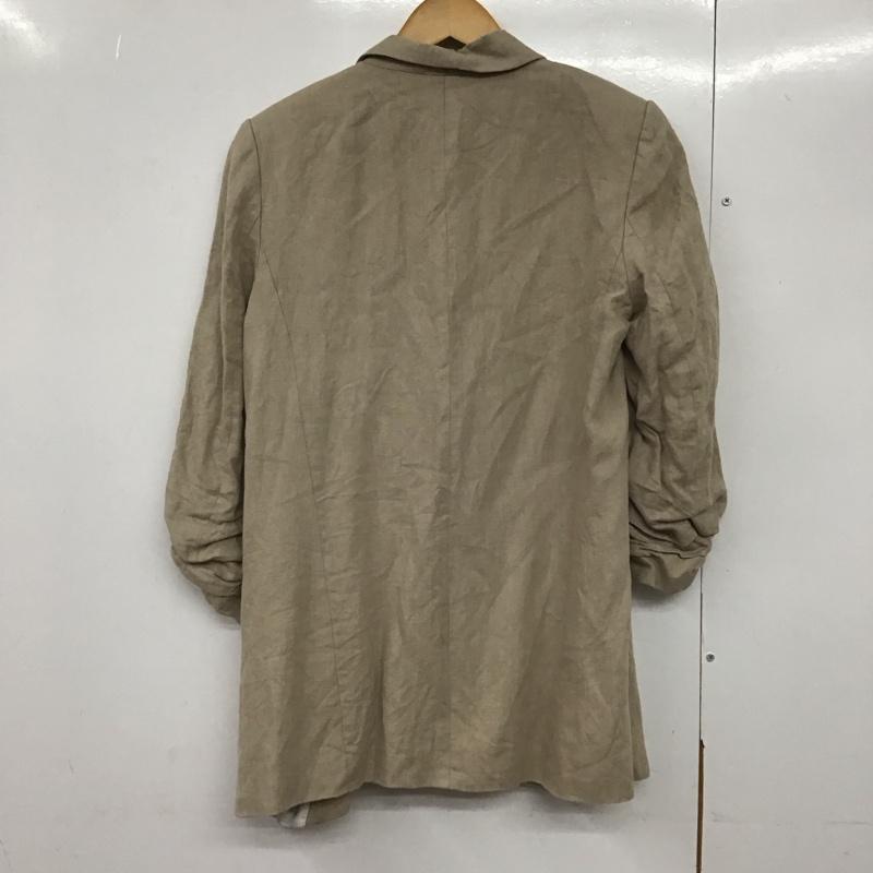 ザラ ZARA ジャケット、上着 ジャケット、ブレザー S 無地 ベージュ / ベージュ /  レディース USED 古着 中古 10142735
