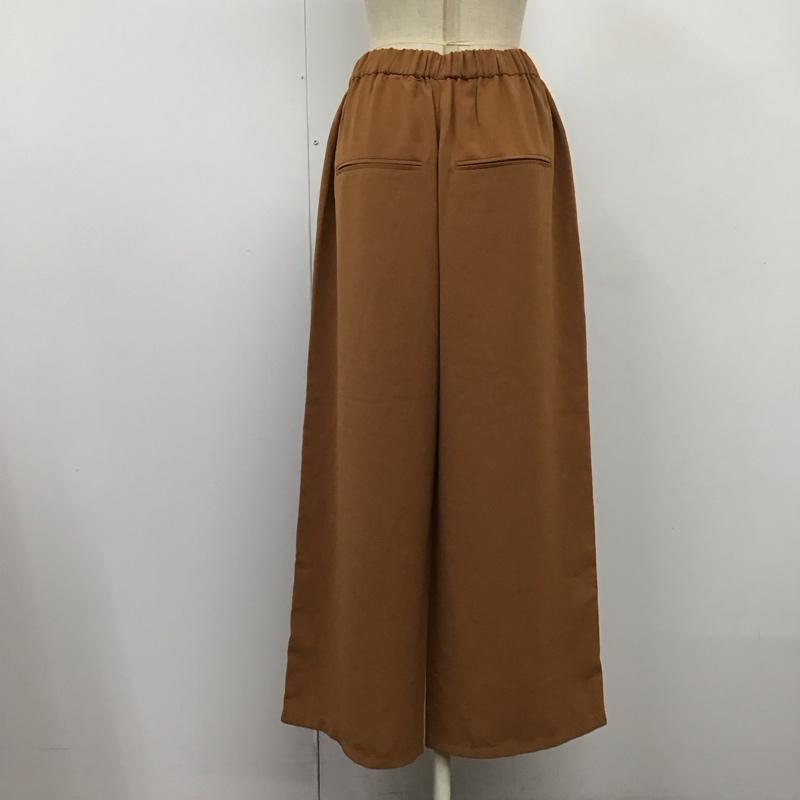 チャオパニックティピー CIAOPANIC TYPY ボトムス ボトムス TYZ1091402A0006 ワイドパンツ ガウチョパンツ M 無地 茶 / ブラウン /  レディース USED 古着 中古 10117379