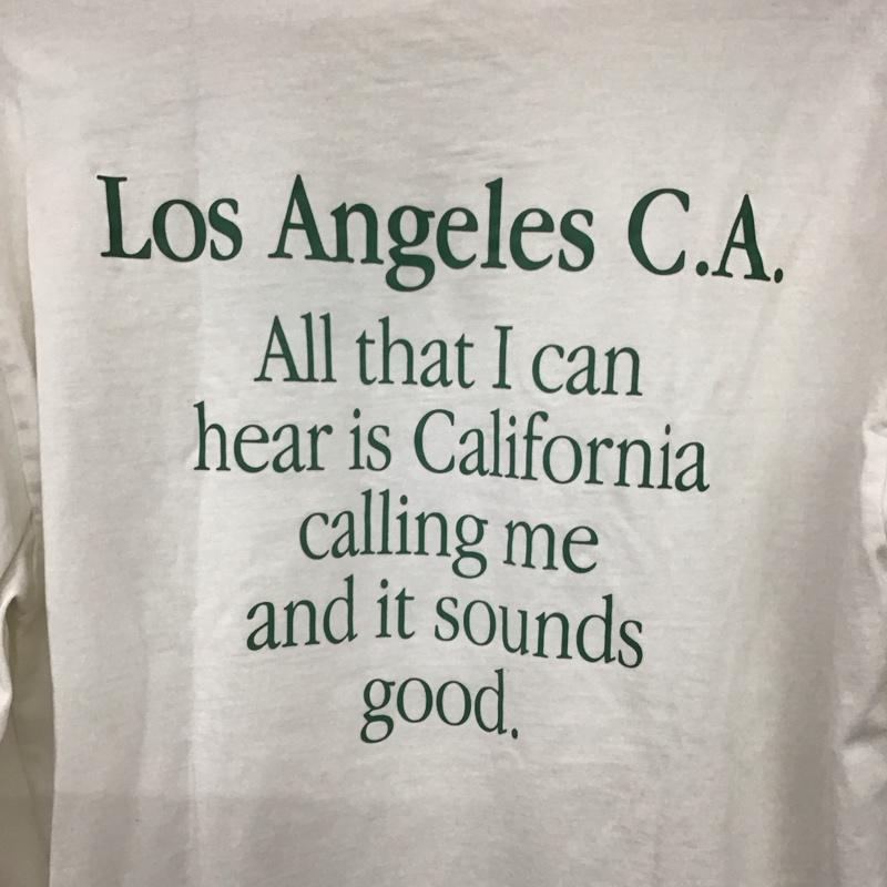 ザラ ZARA Tシャツ 長袖 M ロゴ、文字 X 刺繍 白 / ホワイト /  レディース USED 古着 中古 10133792
