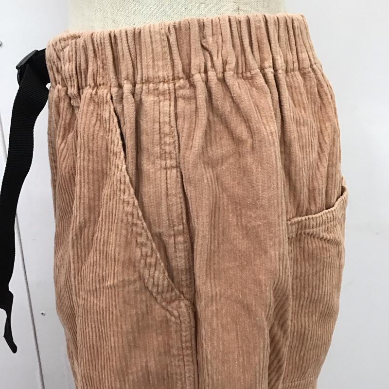 ニコアンド niko and... ボトムス ボトムス ST95CL07SW コーデュロイパンツ クライミングパンツ ワイドパンツ 3 無地 橙 / オレンジ /  レディース USED 古着 中古 10118021