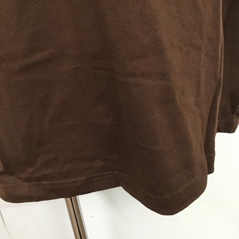 シャカ SHAKA Tシャツ 半袖 半袖カットソー プリントTシャツ クルーネックカットソー XL 無地 茶 / ブラウン /  メンズ USED 古着 中古 10124656
