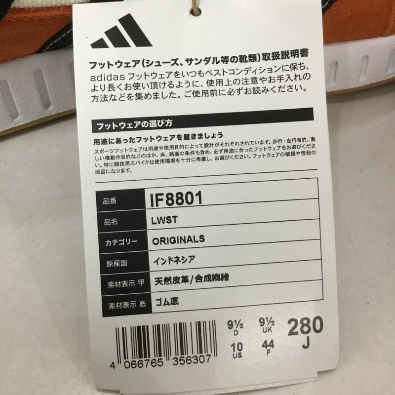 アディダス adidas スニーカー スニーカー IF8801 LWST 28cm 箱有 28.0cm ロゴ、文字 橙 / オレンジ / X 黒 / ブラック / X アイボリー / アイボリー /  メンズ USED 古着 中古 10140596