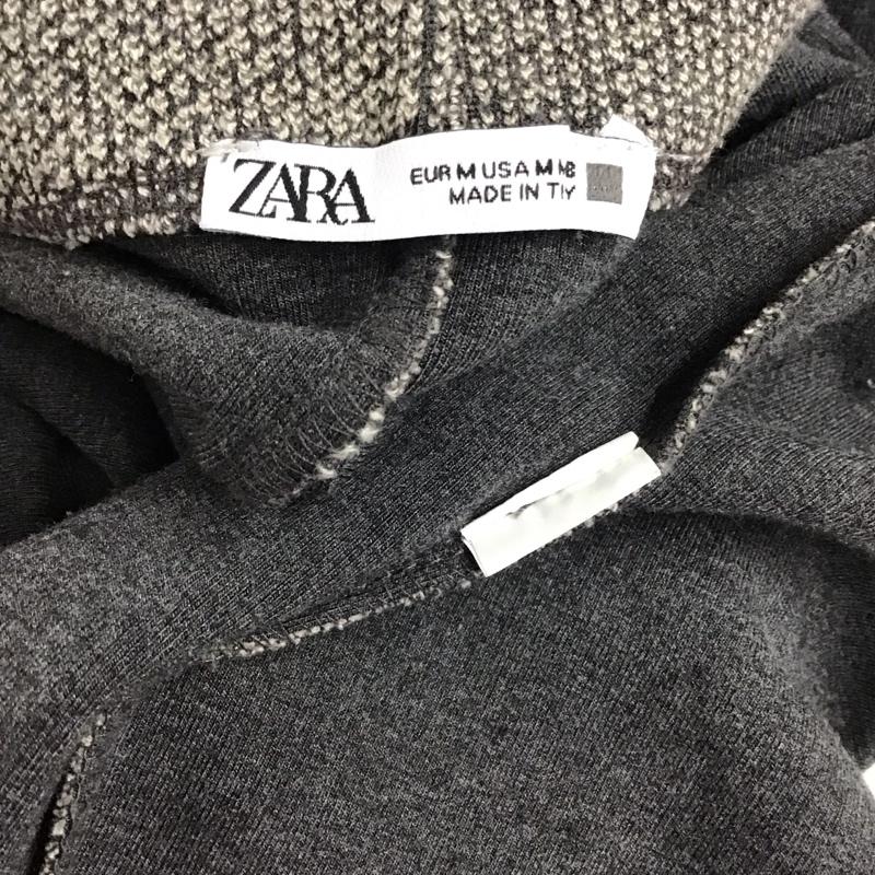 ザラ ZARA セットアップ セットアップ ノースリーブ タイトスカート セット スリット M 無地 灰 / グレー /  レディース USED 古着 中古 10122025
