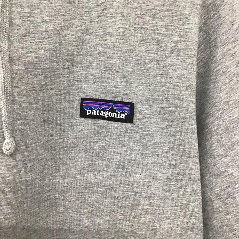 パタゴニア patagonia パーカー 長袖 ジップアップパーカー 長袖パーカー スウェットパーカー M ロゴ、文字 灰 / グレー /  メンズ USED 古着 中古 10150097
