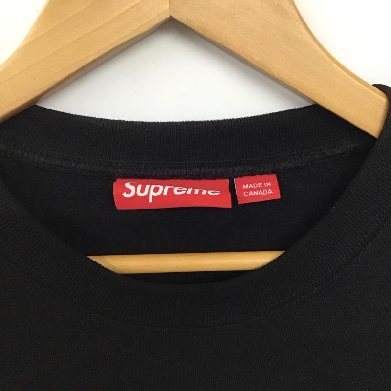 シュプリーム Supreme トレーナー 長袖 ミニボックスロゴ M 無地 黒 / ブラック /  メンズ USED 古着 中古 10144657