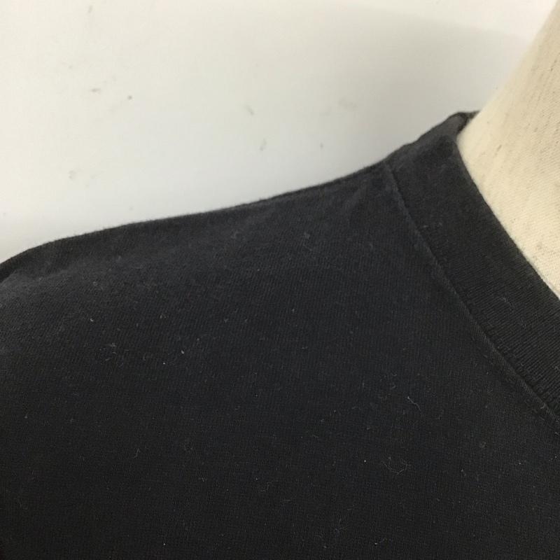 古着 USED Tシャツ 半袖 半袖カットソー プリントTシャツ クルーネックカットソー L プリント 黒 / ブラック /  メンズ USED 古着 中古 10127358